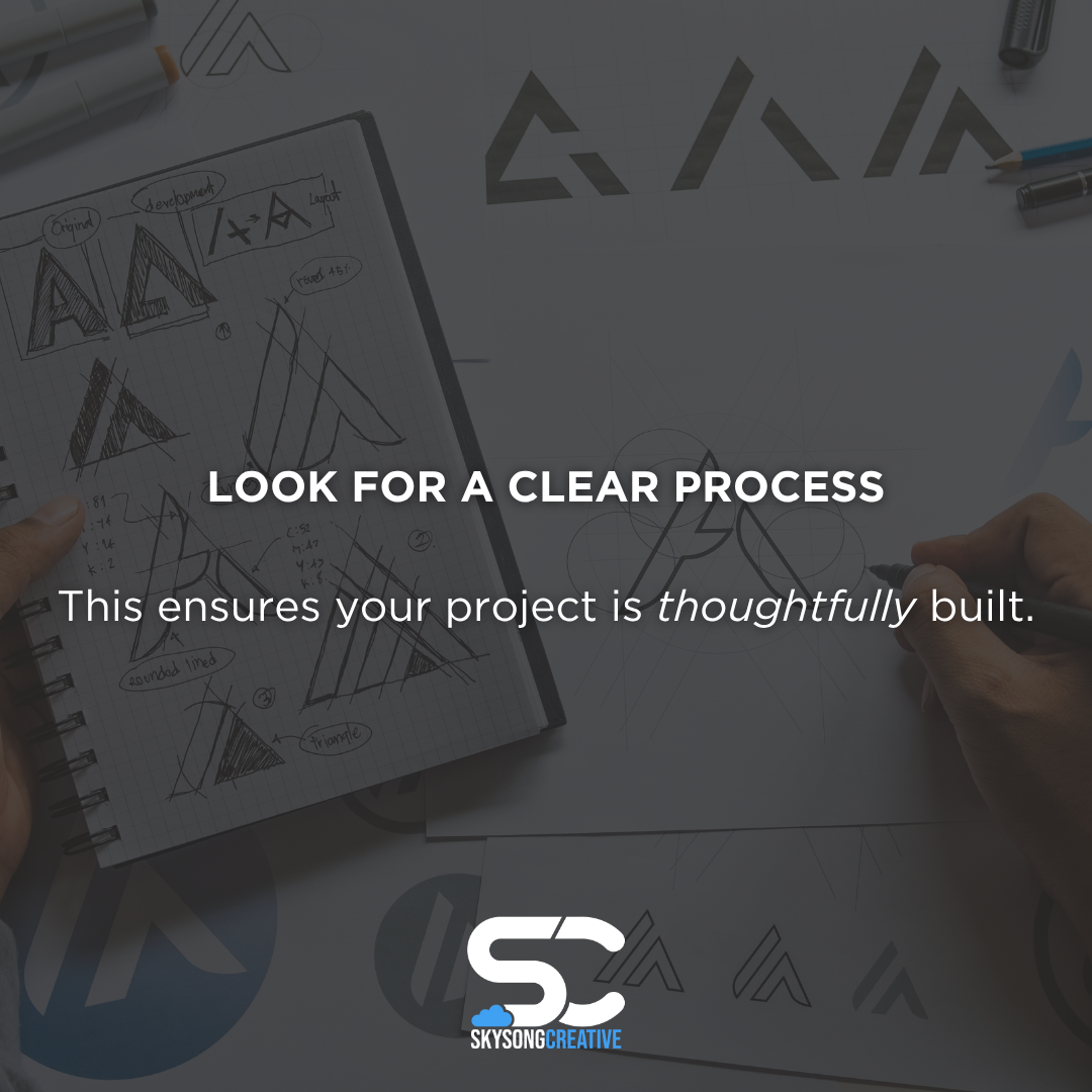Graphic designer in Augusta, Georgia: Look for a clear process. This ensures your project is thoughtfully built.